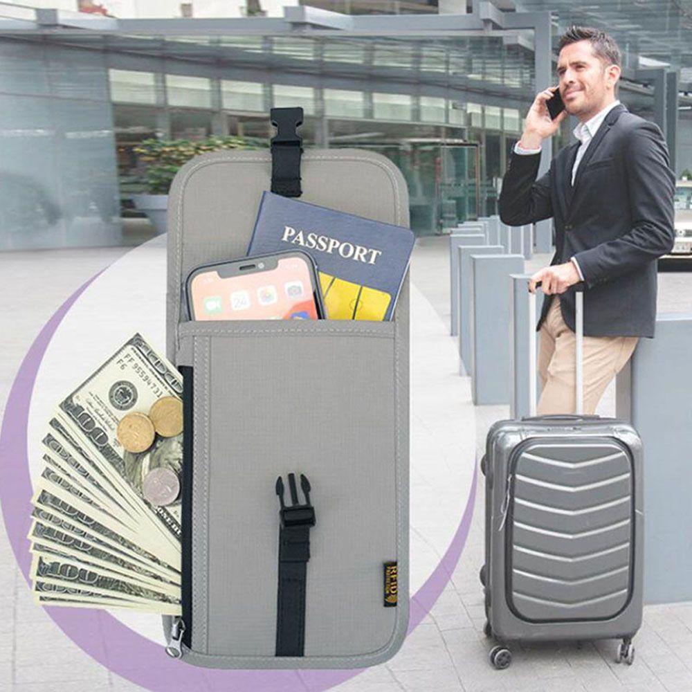 Túi Đeo Thắt Lưng Đựng Hộ Chiếu / Thẻ ID Khi Đi Du Lịch Dành Cho Nam Và Nữ Giá Đỡ