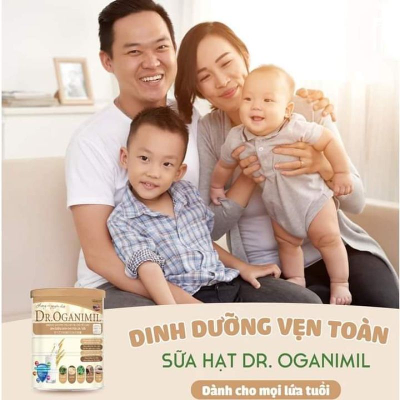 Sữa hạt DR.OGANIMIL 800g từ các loại hạt dinh dưỡng cao