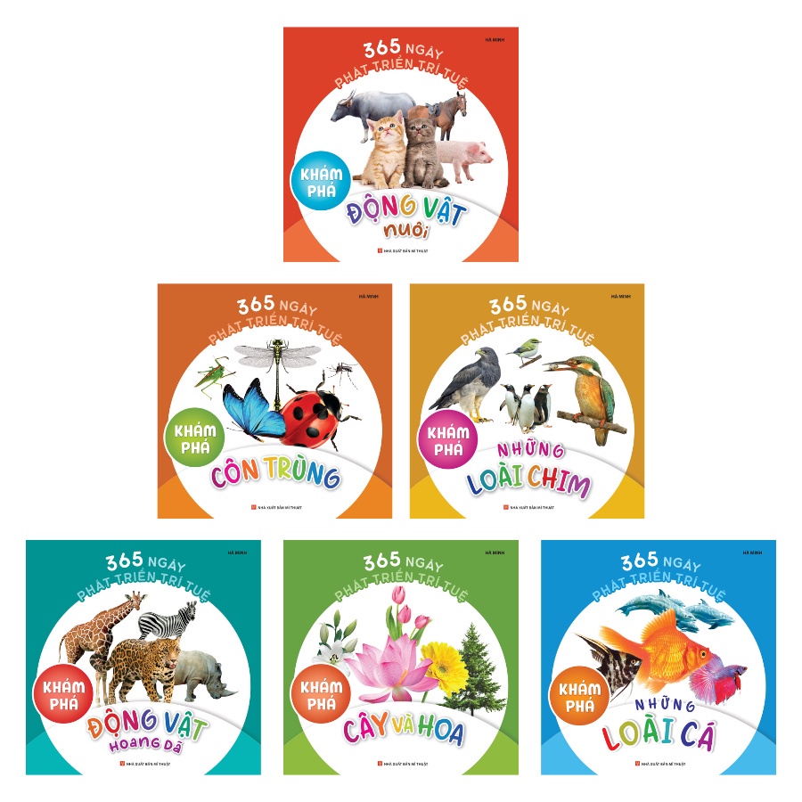 Sách - 365 Ngày Phát Triển Trí Tuệ: Khám Phá ( Bộ 6 Cuốn ) - Minh Long