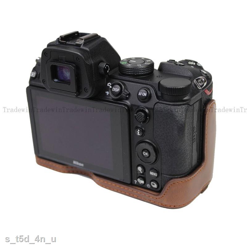 HOT Bao Da PU Bọc Máy Ảnh Cho Nikon Z7 Z6 Z5 Có Dây Đeo Tay