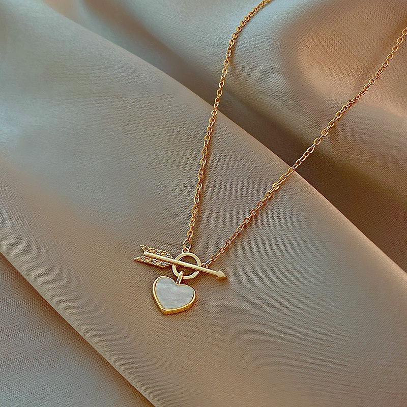 Vòng cổ Nữ Mặt Hình Mũi Tên One Mũi Tên Phong Cách Hàn Quốc Cá Tính