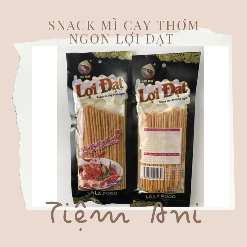Tăm Cay MÌ Cây thơm ngon dai dai đồ ăn vặt ngon cổng trường