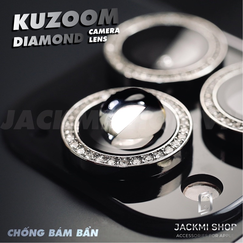 Cường lực Camera Lens KUZOOM Diamond Premium cho ip 14 14 plus 14 pro 14 promax 13 13 mini 13 pro 13 pro max 12 promax