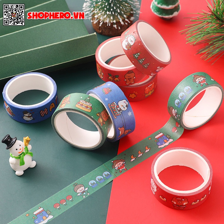 Băng dính trang trí chủ đề Noel