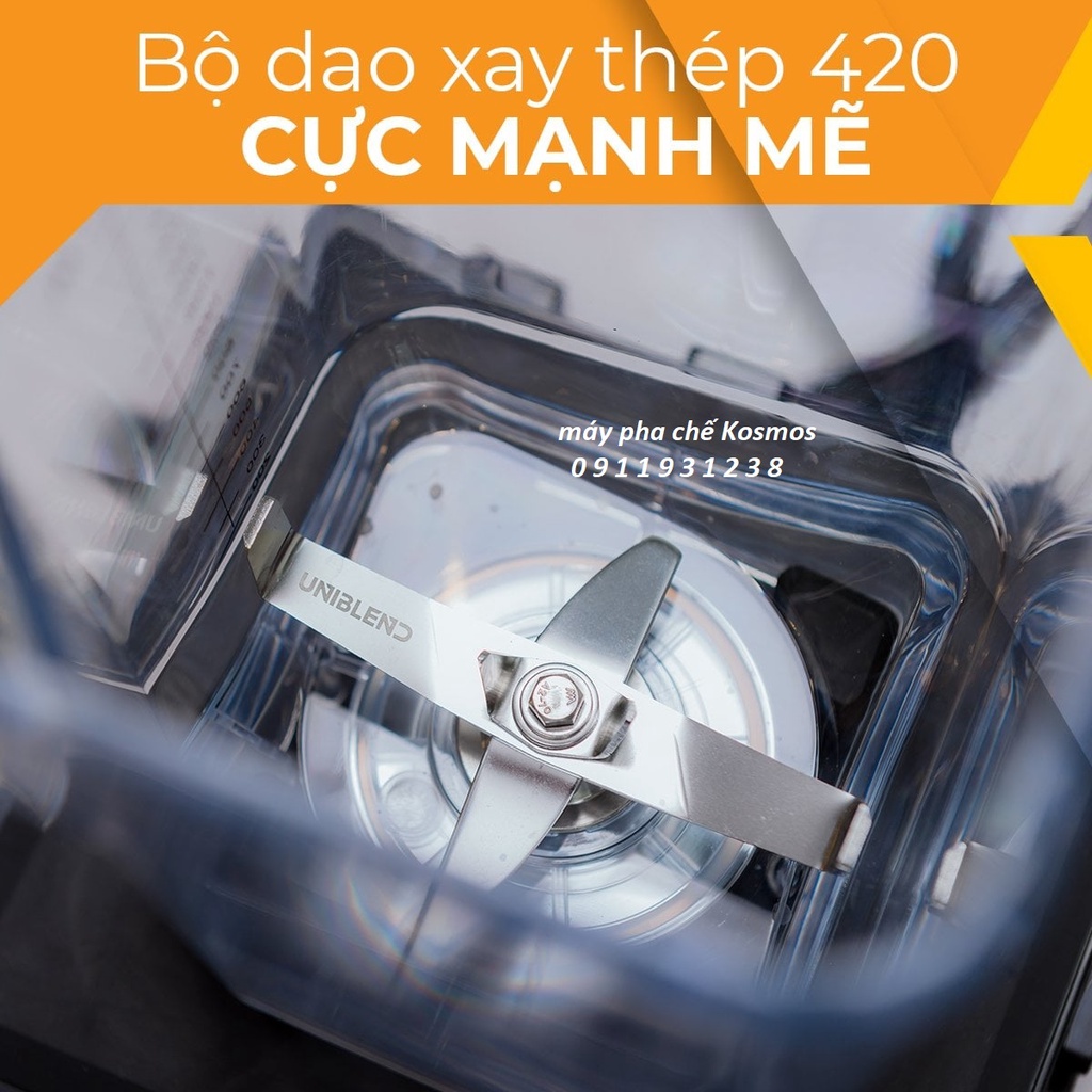 MÁY XAY CÔNG NGHIỆP, MÁY XAY ĐÁ CHUYÊN DỤNG UNIBLEND UB - 712 ( HÀNG CHÍNH HÃNG NHẬP KHẨU)