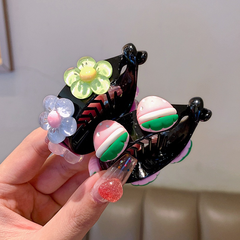 Kẹp Tóc Hình Hoạt Hình Dễ Thương Cho Bé Gái