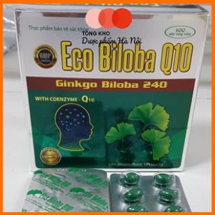 Bổ não Hoạt huyết dưỡng não Eco biloba Q10 - Ginkgo Biloba 240 - Cải thiện trí nhớ, tăng cường lưu thông máu lên não V32