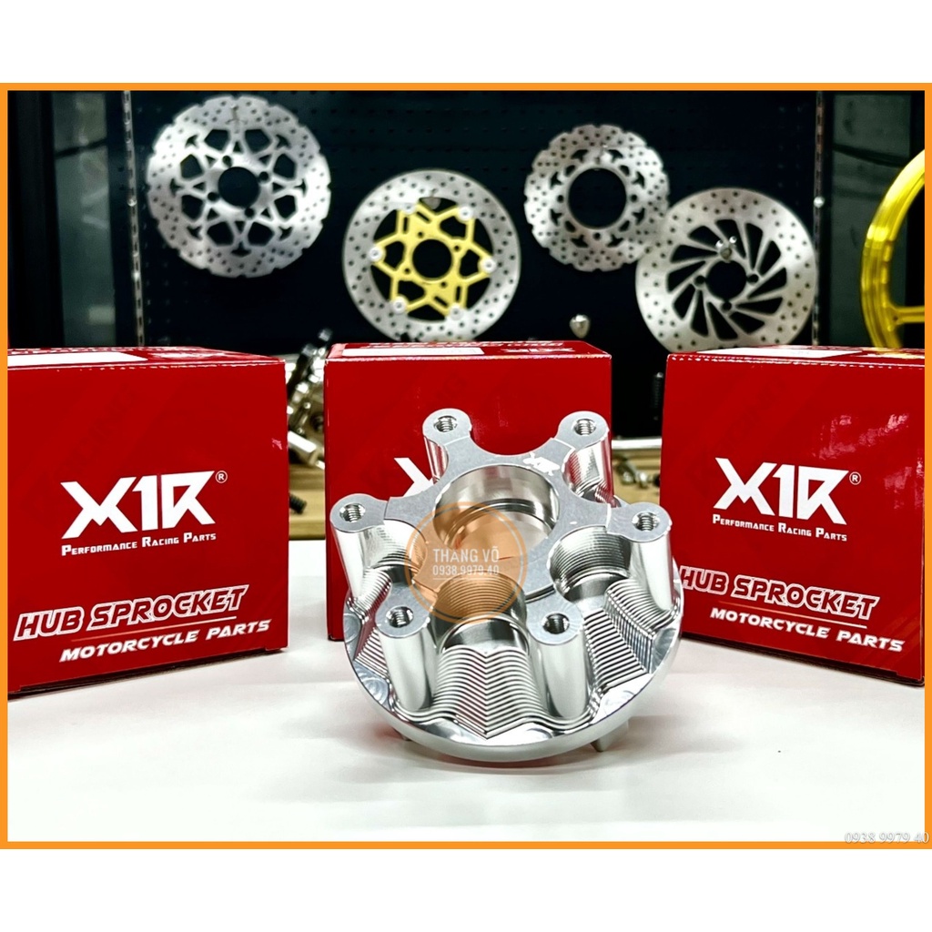 Cùi dĩa Ex 135, Cùi dĩa Winner nhôm X1R CNC mạ Crom cùi đĩa phụ kiện Exciter 150 Winner Sonic Satria Raider
