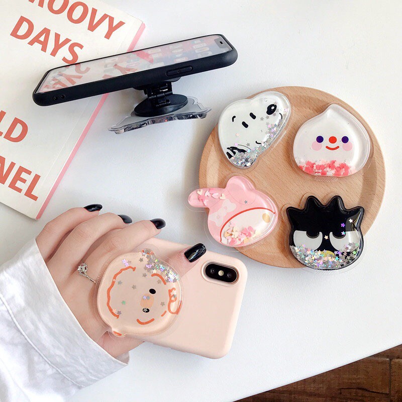 Giá đỡ chống lưng điện thoại popsocket nhân vật hoạt hình đáng yêu