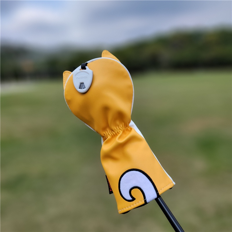 Akita Inu Con Chó Dễ Thương Đa Năng Bộ Câu Lạc Bộ Golf Head Cover Bóng Bảo Vệ Cap 1Số Thanh Gỗ Bộ kSVE
