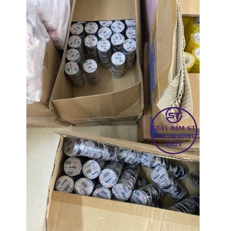 10 cuộn Băng Dính Điện NANO Tô Nga Dũng Siêu Dai hàng chuẩn