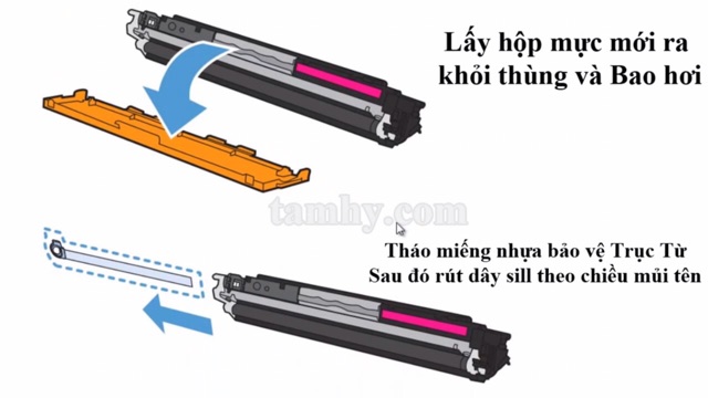 Hộp mực màu HP 130A VÀNG (CF352A) – máy in HP M153/ M176n/ M177fw