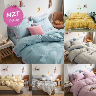 Bộ chăn ga gối Silk Đũi Korea M2T bedding Chăn ga Hàn quốc đủ size miễn phí bo chun