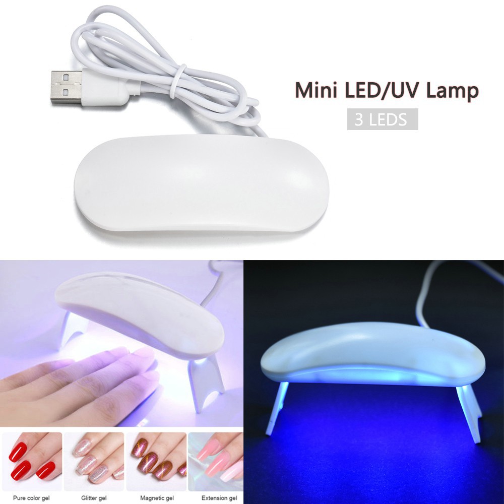 Đèn UV sấy khô sơn móng tay thiết kế mini với cổng sạc USB chất lượng cao