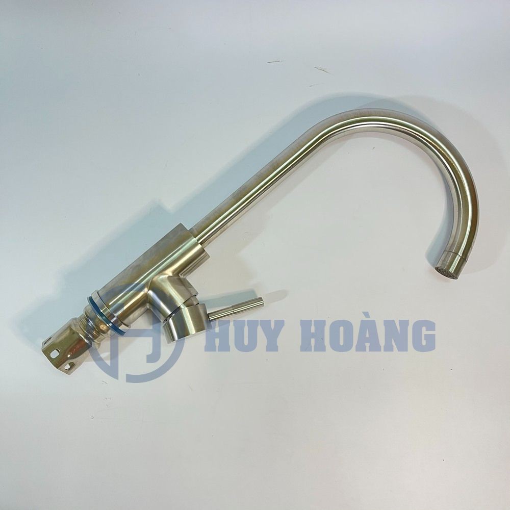 Vòi Rửa Bát Nóng Lạnh Inox Mạ Crom Mờ Cao Cấp Hàn Quốc Daewon RB0303 (Kèm Dây Cấp)