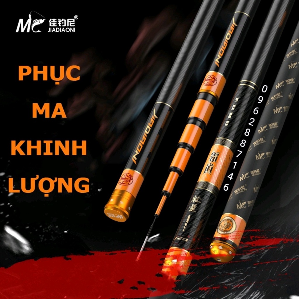 cần câu tay phục ma khinh lượng 6H chuyên săn hàng tải cá 40kg