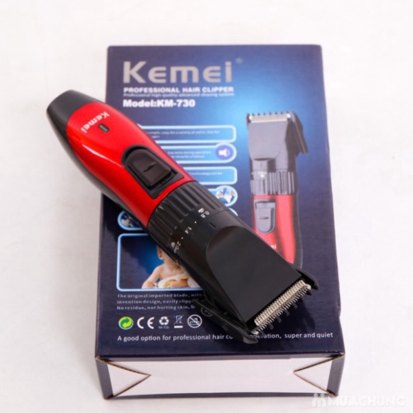 Tông đơ cắt tóc Kemei KM-730 - Máy Cắt Tóc Kemei Sạc Điện SIêu Tiện