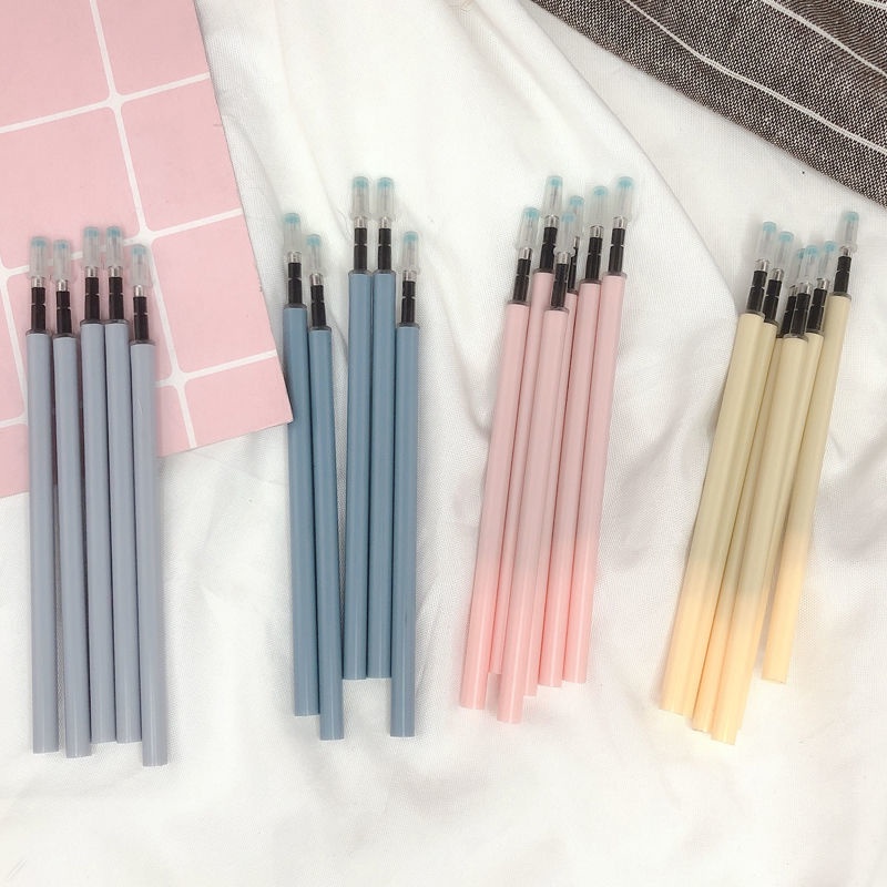 Ngòi Thay Pastel Ruột bút gel ghi chú học sinh mực đen 0.5mm - Văn phòng phẩm hakuart