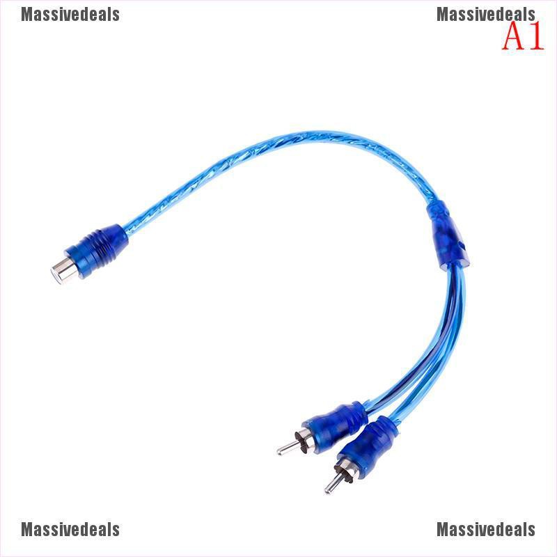 1 Dây Cáp Âm Thanh Chia Chữ Y Chuyển Đổi RCA female Sang male Tiện Dụng