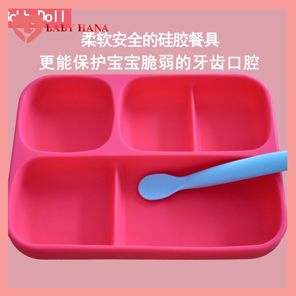 Thìa Ăn Dặm Silicon BobbyDoll Siêu Mềm Cho Bé, Thìa Ăn Dặm Bảo Vệ Nướu Kèm Hộp Chất Liệu Silicon Cao Cấp An Toàn