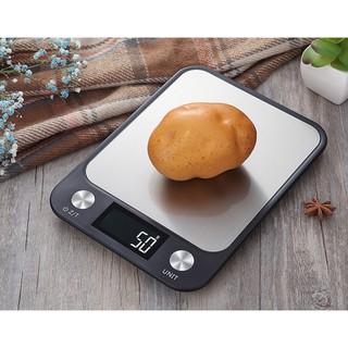 Cân Điện Tử Nhà Bếp 5kg/ 10kg, có chức năng tl để cân vàng tặng pin B.305