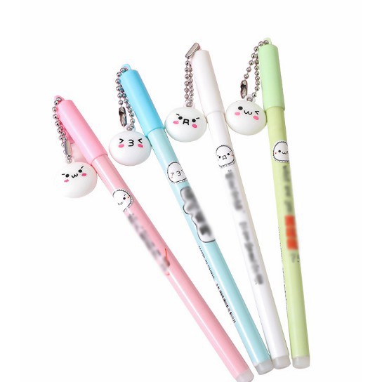 D4 bút bánh mochi treo hoạt hình dễ thương kute viết gel