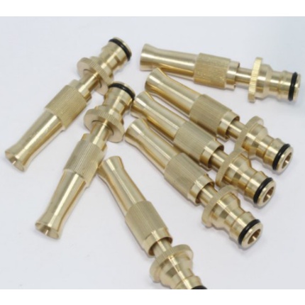 Vòi phun tăng áp bằng đồng cao cấp - Vòi tưới cây ,rửa xe và bộ 3 nối ống 13-18mm