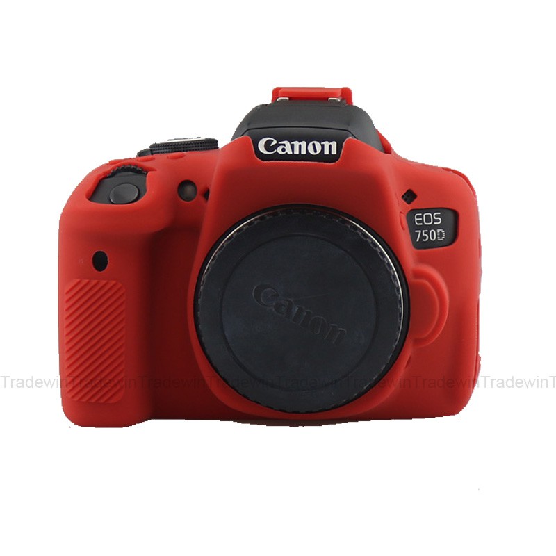 Ốp silicone mềm bảo vệ cho camera Canon Eos 750d