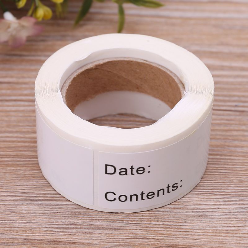 125 Nhãn dán đánh dấu hộp đựng thực phẩm tiện dụng cho nhà bếp tiện dụng