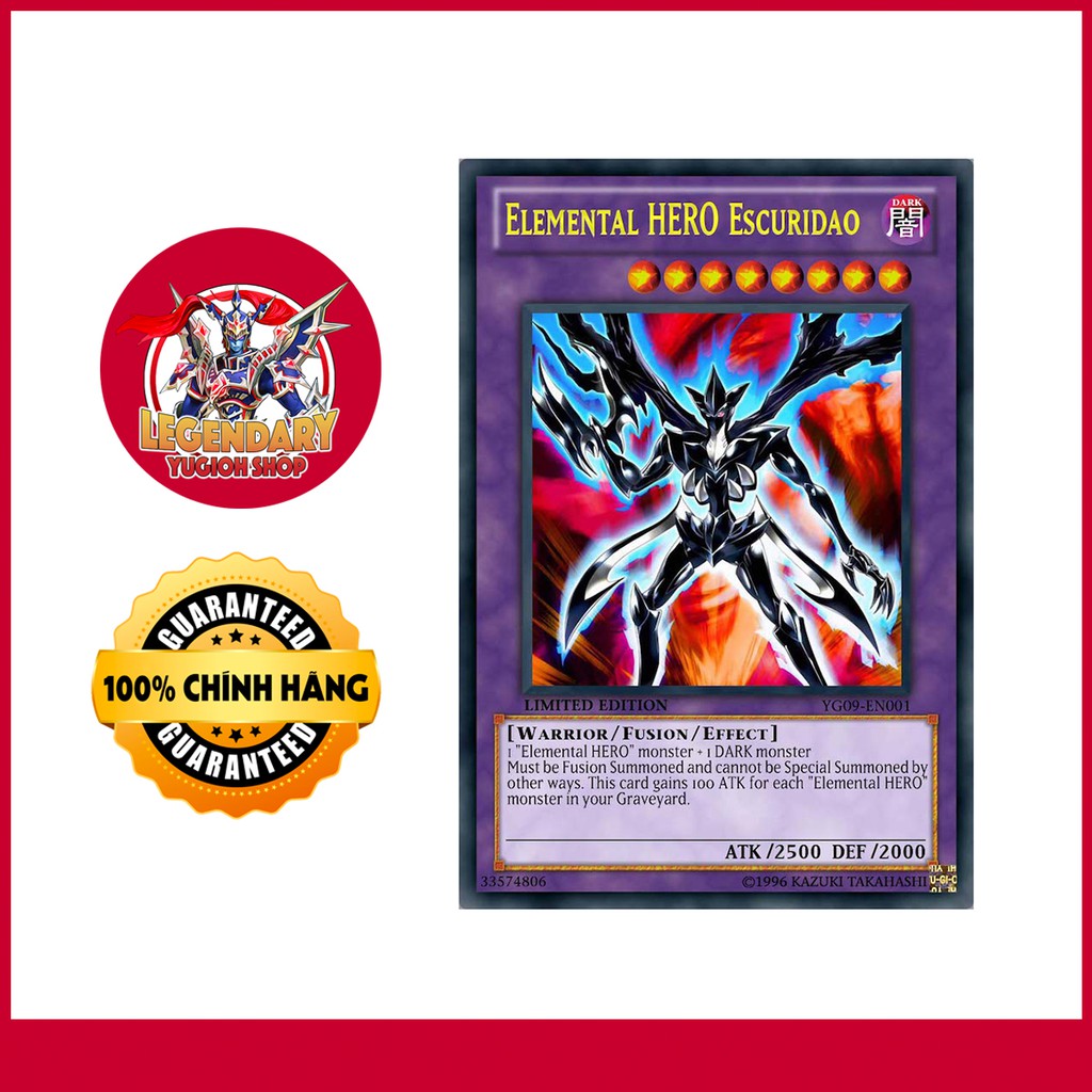 Thẻ Bài Yugioh Chính Hãng] Elemental HERO Escuridao