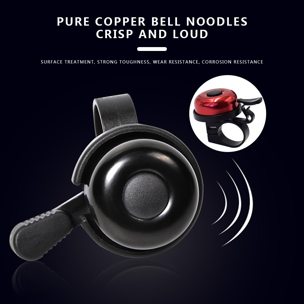 [double]2pcs Bike Bell Handlebar Loud Sound Siren Mountain Road Cycling Aluminum Alloy Alarm Ring Bicycle Accessory