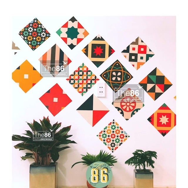 Decal gạch bông đẹp nhất độ bền cao