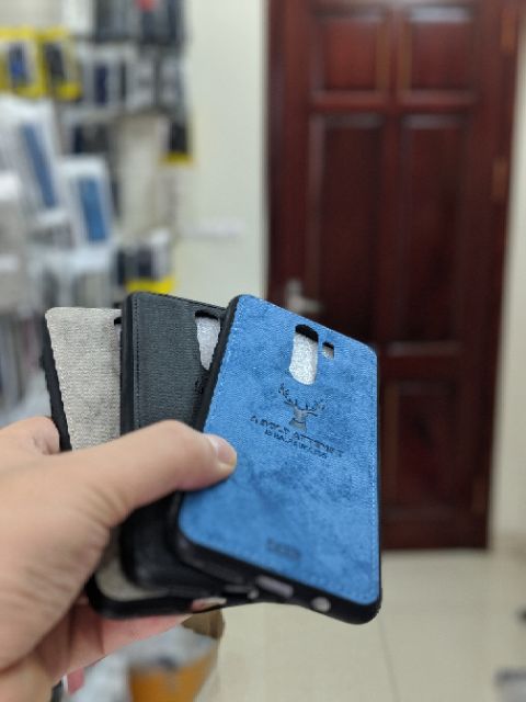 Ốp lưng Redmi Note 8 Pro vải mền đều hình đầu hươu cao cấp