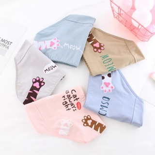 Quần lót nữ cotton hoạ tiết dễ thương