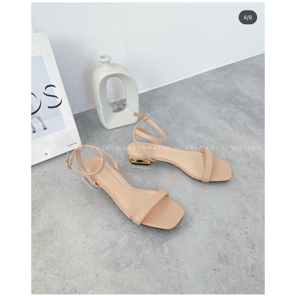 Giày sandal nữ đế bằng 2cm dây mảnh cực đẹp