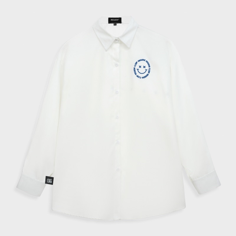 Áo Sơ mi Thêu Basic SS1 REGODS Unisex Form Rộng