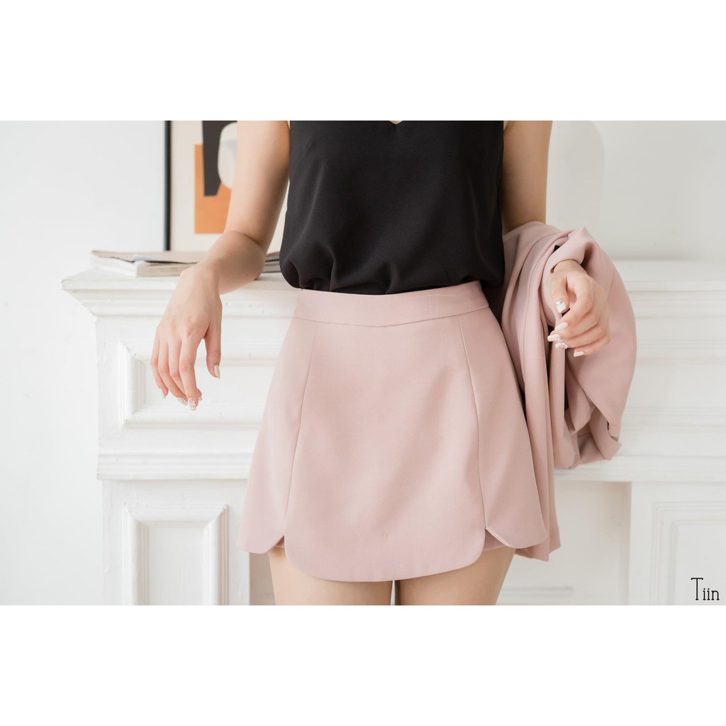 Quần váy lượn gấu ( mix cùng blazer - có bán rời ) TIIN STORE Q0N015