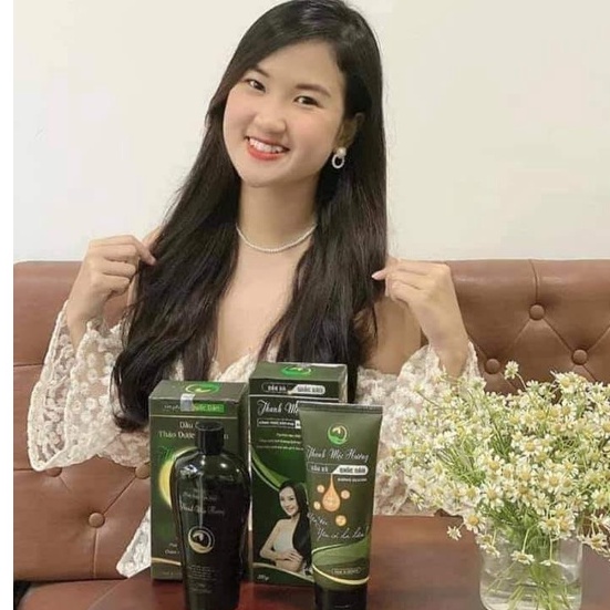 Combo Dầu Gội Dầu Xả Thanh Mộc Hương Không Silicon Tặng Chai Xịt Dưỡng Tóc