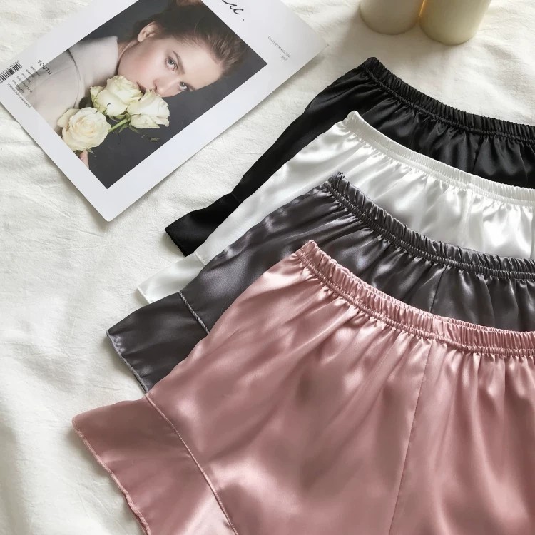 Quần ngủ lụa quần short đùi mặc nhà lụa siêu mềm mịn mát tay | BigBuy360 - bigbuy360.vn