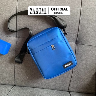 Túi đeo chéo mini Fimax vải cao cấp chống nước màu xanh dương - Túi đeo chéo unisex phong cách hàn quốc