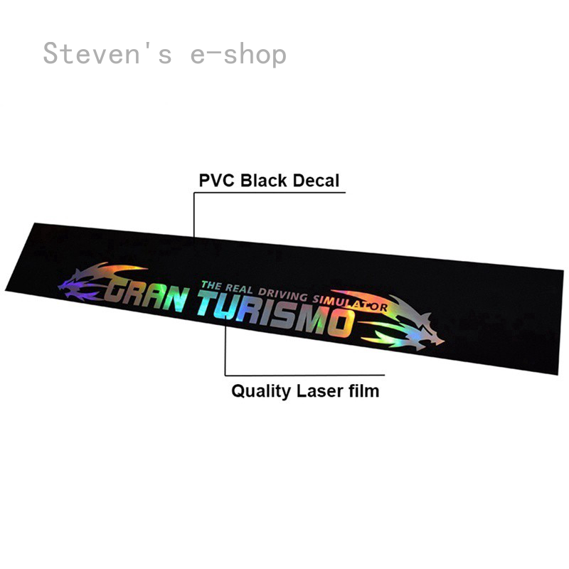 Steven 's E-Shop 3c-part Sticker Phản Quang In Chữ Cho Xe Hơi