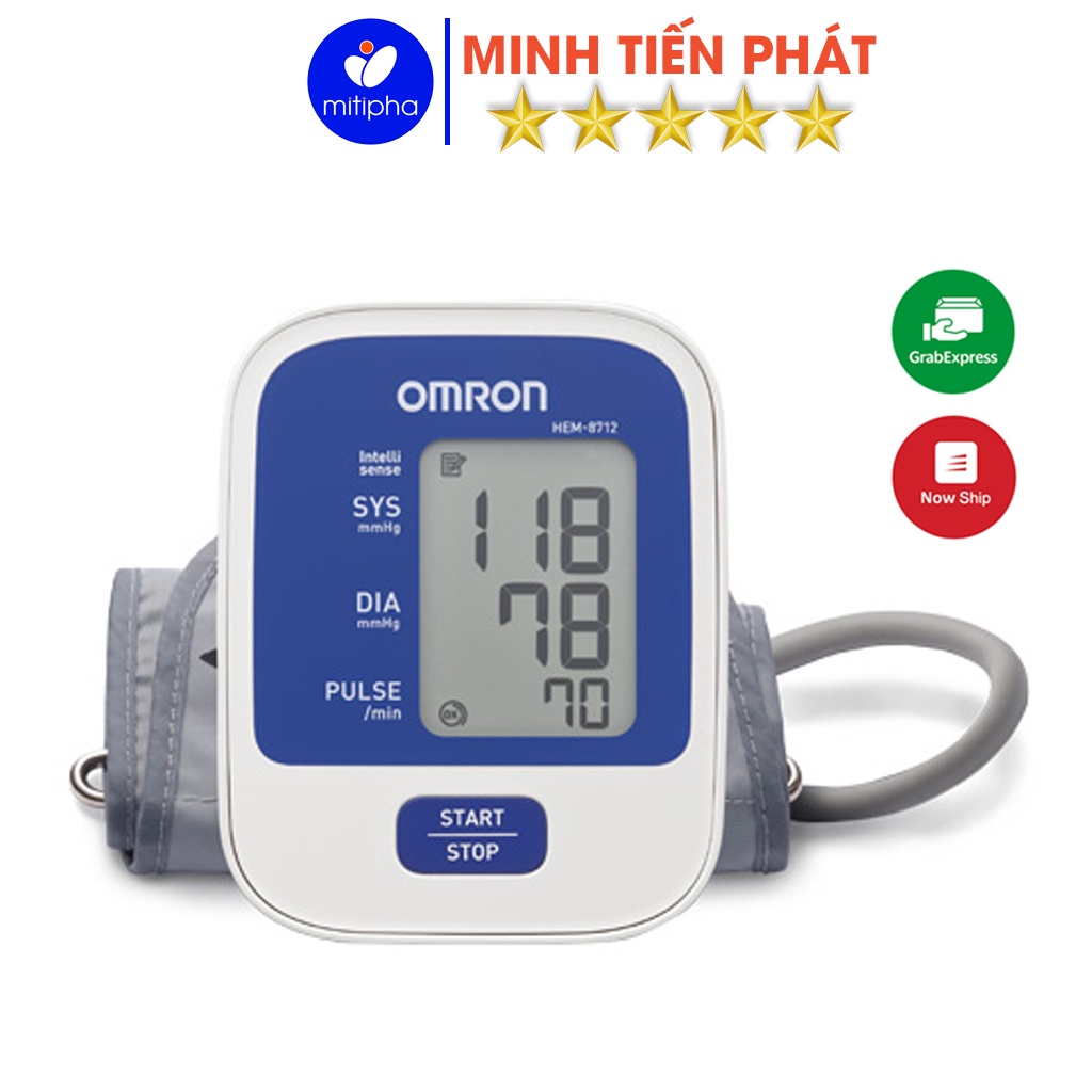 Máy đo huyết áp Omron HEM-8712, máy đo huyết áp tự động - Minh Tiến Phát