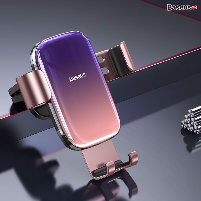 Đế giữ điện thoại trên xe Ô Tô Baseus Glaze Gravity Car Mount (New 2020 upgrade Model, Metal Bracket,Air Outlet Version)