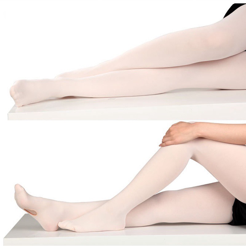 Quần tất co giãn ôm chân tiện dụng khi múa ba lê