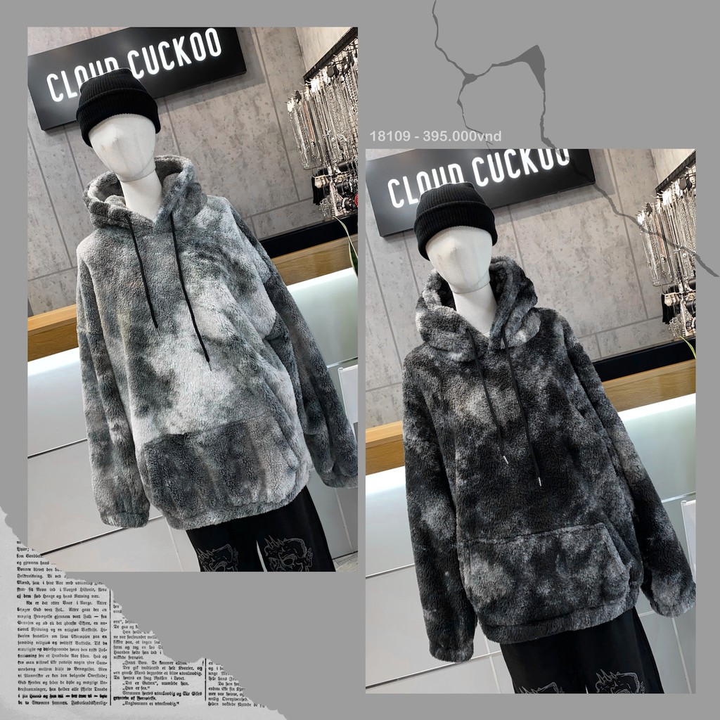 Áo Hoodies Bông Unisex Siêu Ú Nu - Mã Số: 18109