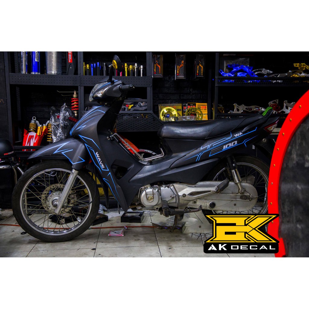 Tem trùm xe Wave - Mẫu 137