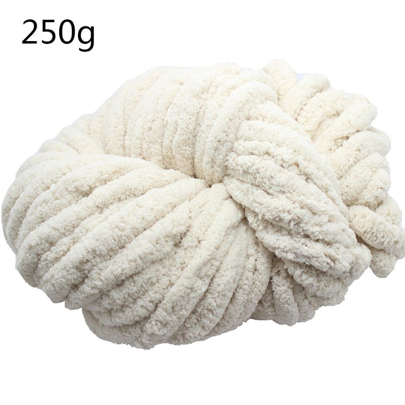 Cuộn len Chenille siêu mềm mại ấm áp dùng đan chăn mền DIY