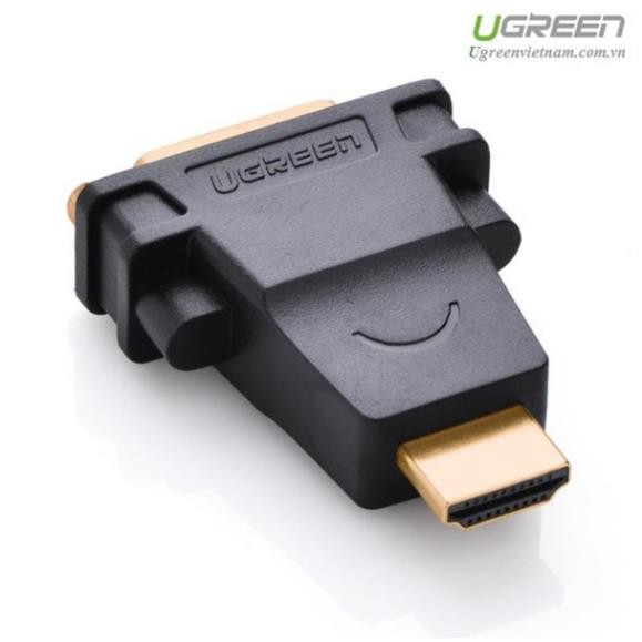 Đầu rắc chuyển đổi HDMI sang DVI-I Ugreen 20123 Cao cấp bảo hành 18 tháng