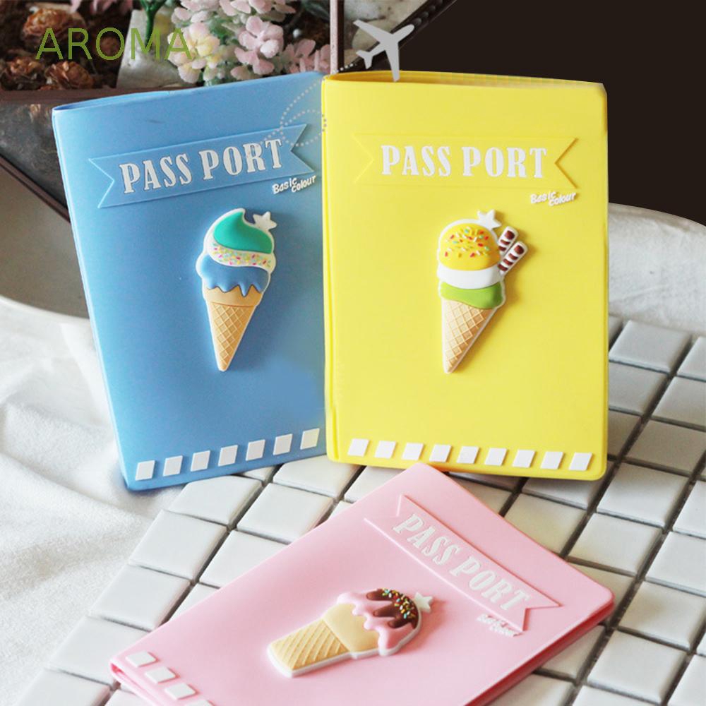 Vỏ bao dùng đựng hộ chiếu in họa tiết hoạt hình dễ thương