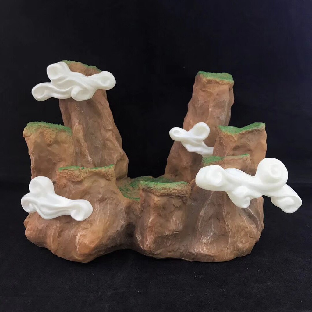 Bộ mô hình 7 viên ngọc rồng+ Rồng thần +Núi - dragonball